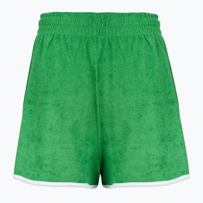 Spodenki damskie Tommy Hilfiger Terry Shorts radiant green 2