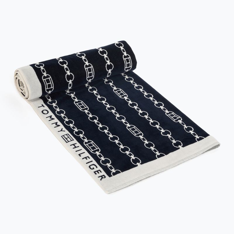 Ręcznik Tommy Hilfiger Towel flag chain dark night navy 2