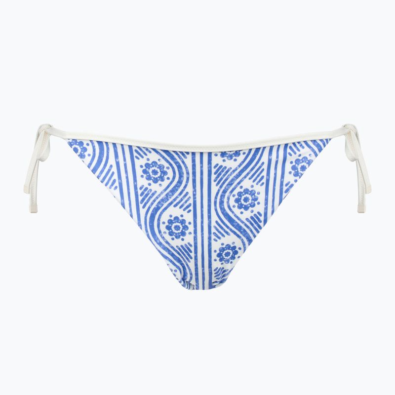 Dół od stroju kąpielowego Tommy Hilfiger Cheeky String Side Tie Print floral stripe blue spell