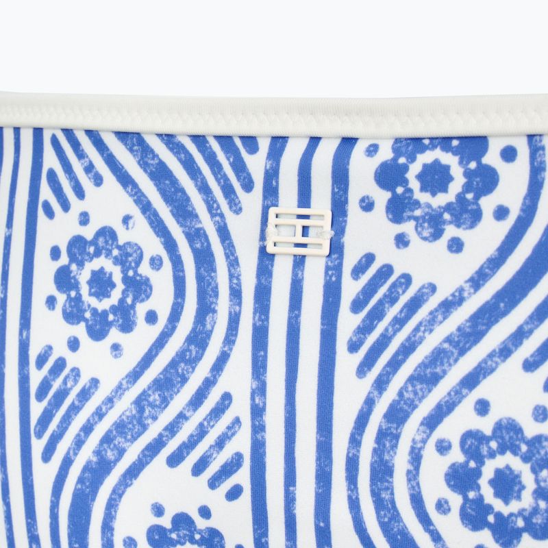 Dół od stroju kąpielowego Tommy Hilfiger Cheeky String Side Tie Print floral stripe blue spell 3