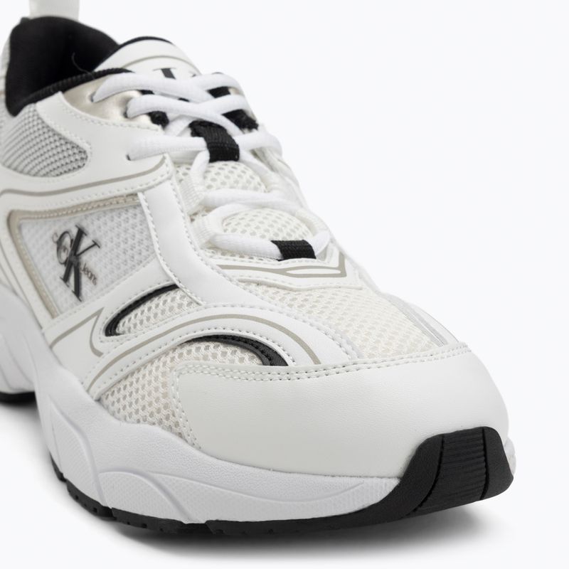 Buty damskie Calvin Klein YW0YW01807 Retro Tennis Mesh Ml bright white/black 7