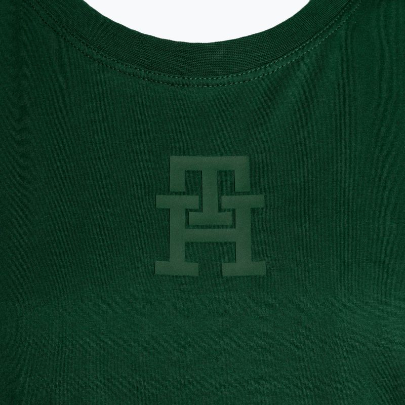 Koszulka damska Tommy Hilfiger Regular Th Monogram green 7