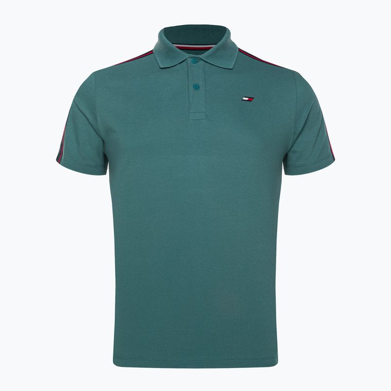 Koszulka męska Tommy Hilfiger Textured Tape Polo green 5