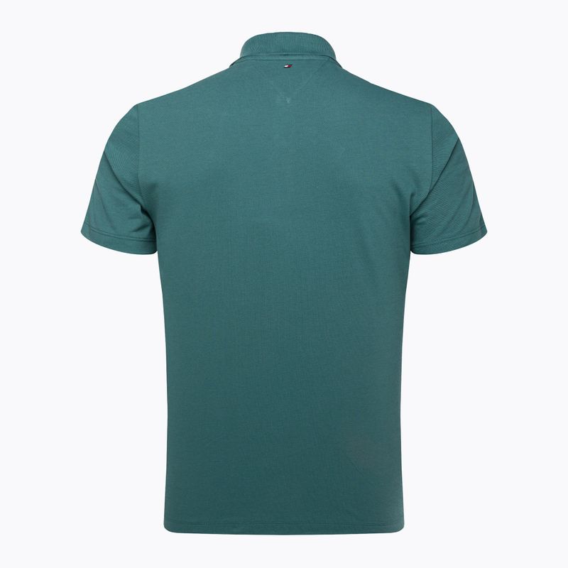 Koszulka męska Tommy Hilfiger Textured Tape Polo green 6