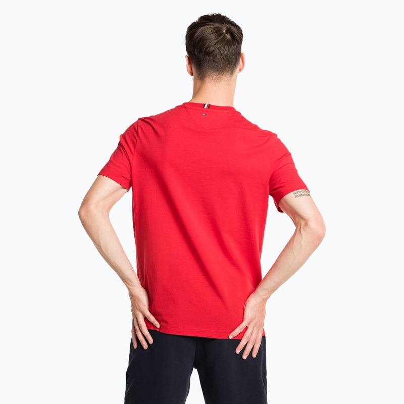 Koszulka męska Tommy Hilfiger Graphic Tee red 3