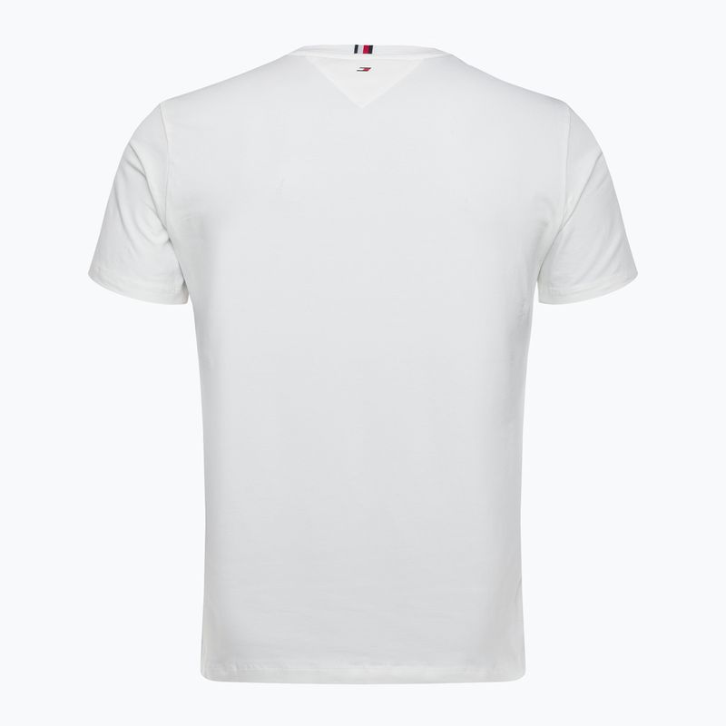 Koszulka męska Tommy Hilfiger Colorblocked Mix Media white 6