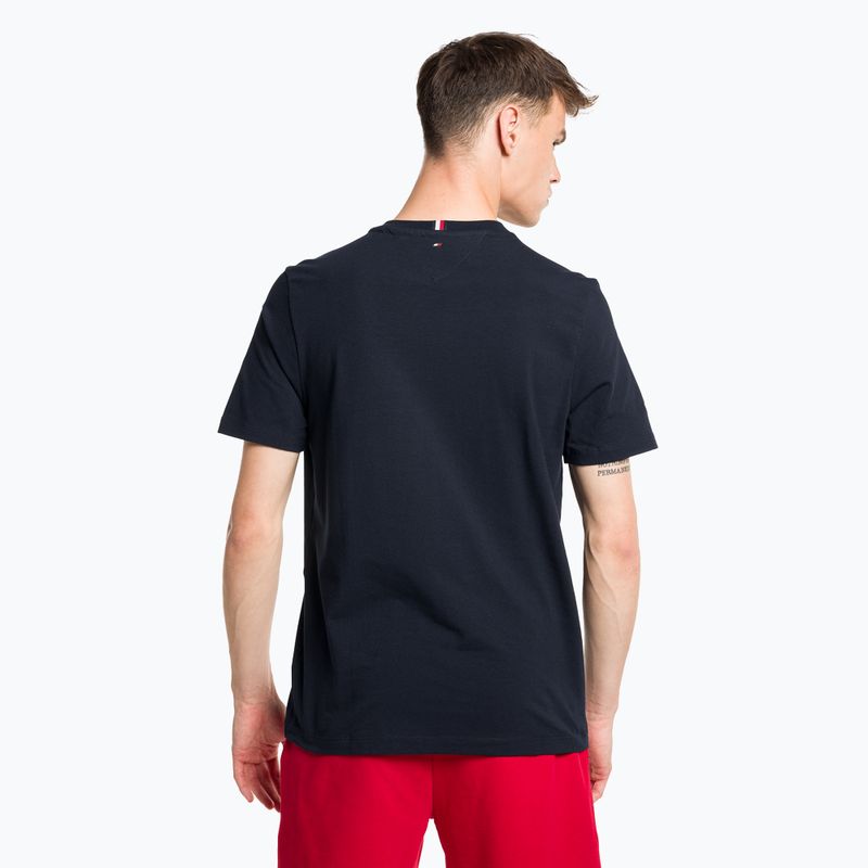 Koszulka męska Tommy Hilfiger Graphic Tee blue 3