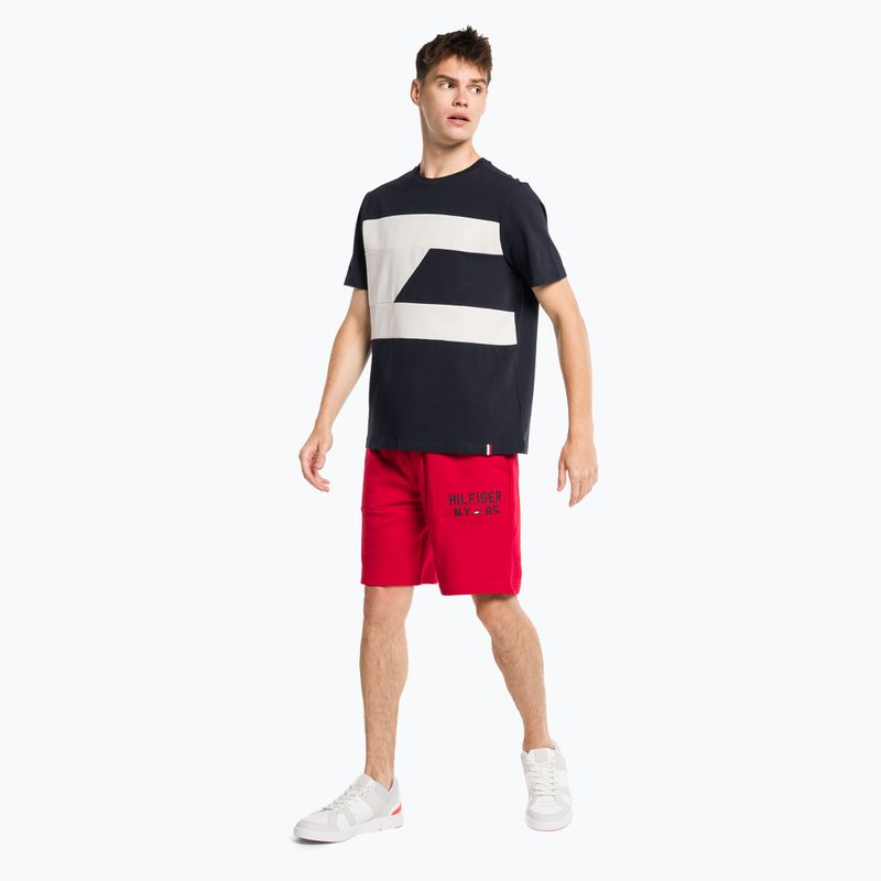 Koszulka męska Tommy Hilfiger Colorblocked Mix Media blue 2