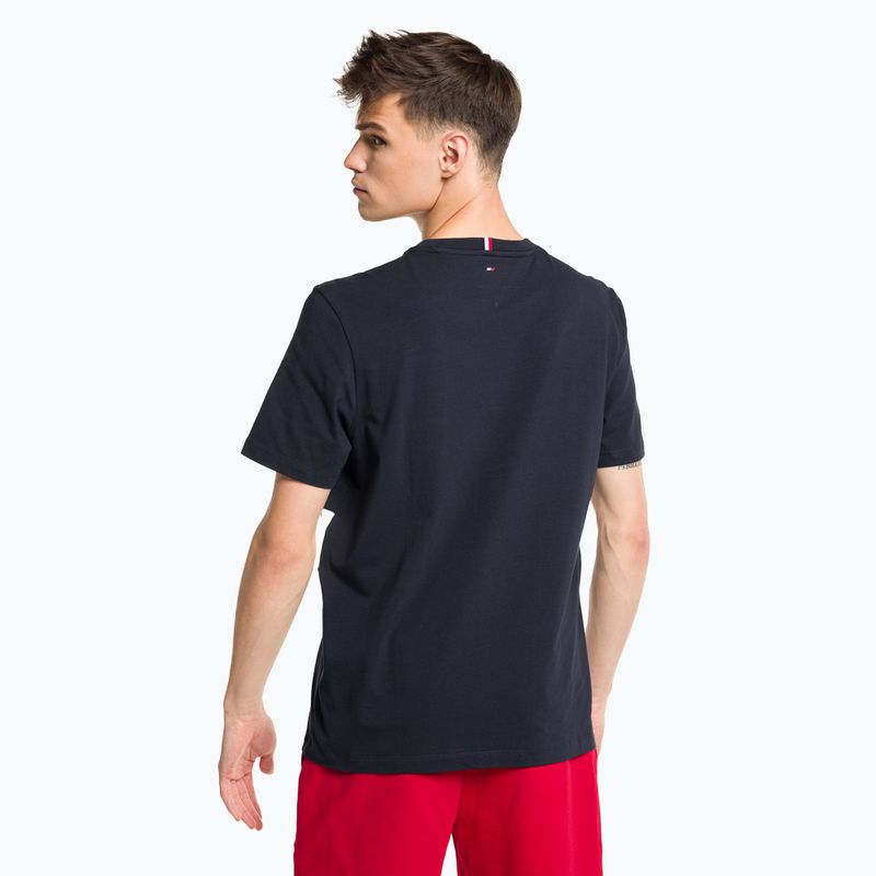 Koszulka męska Tommy Hilfiger Colorblocked Mix Media blue 3