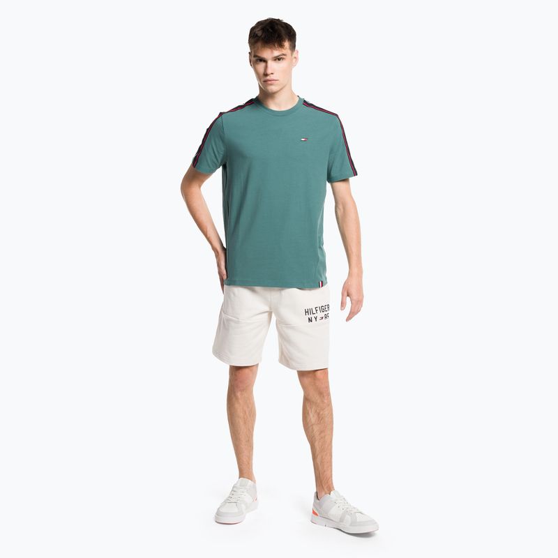 Koszulka męska Tommy Hilfiger Textured Tape green 2