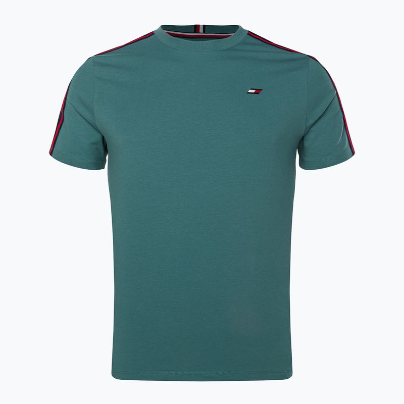 Koszulka męska Tommy Hilfiger Textured Tape green 5