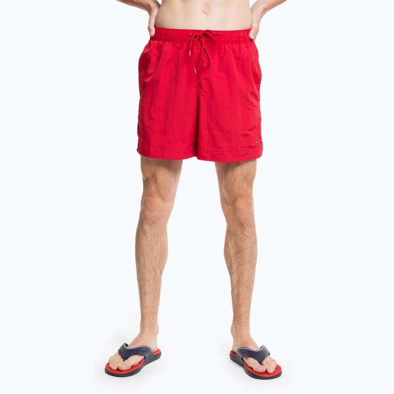 Szorty kąpielowe męskie Tommy Hilfiger Medium Drawstring red 5