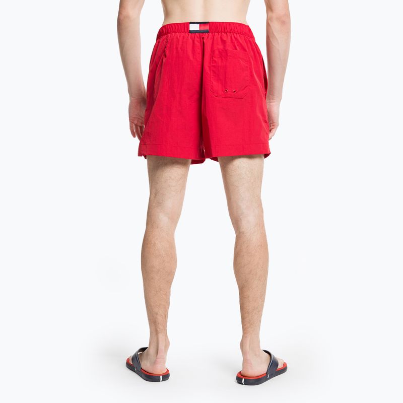 Szorty kąpielowe męskie Tommy Hilfiger Medium Drawstring red 7