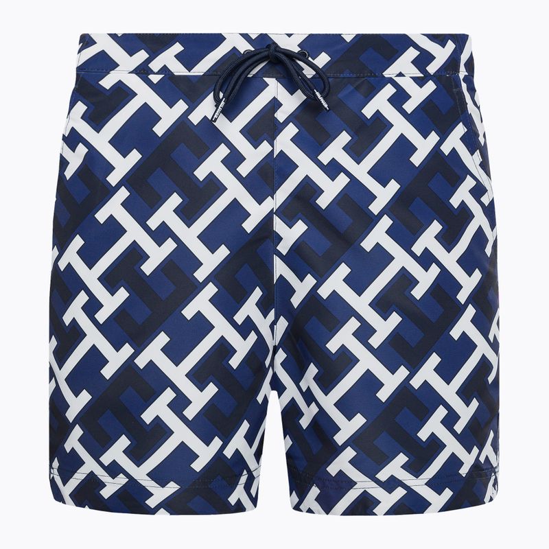 Szorty kąpielowe męskie Tommy Hilfiger Sf Medium Drawstring Print blue