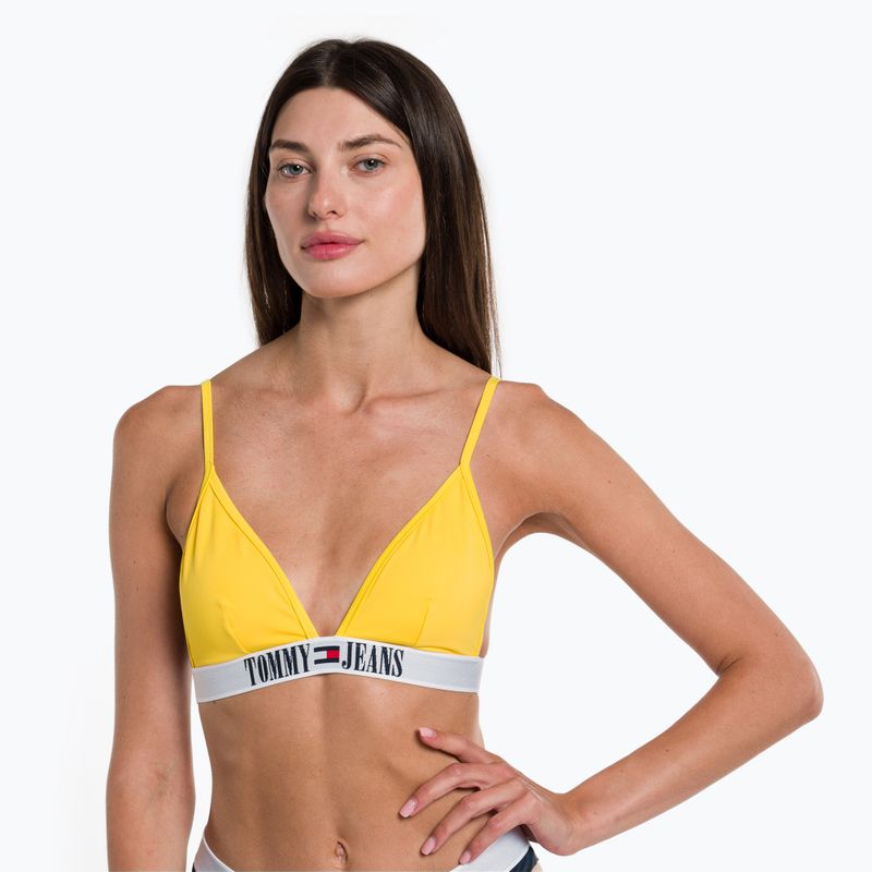 Góra od stroju kąpielowego Tommy Hilfiger Triangle Rp yellow 4