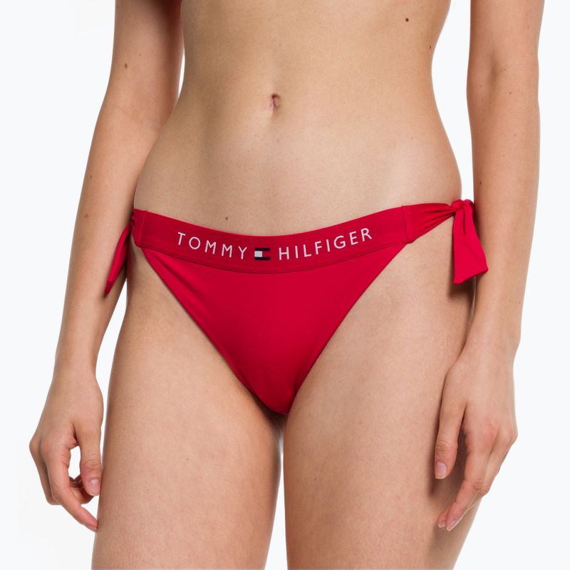 Dół od stroju kąpielowego Tommy Hilfiger Side Tie Cheeky red 4