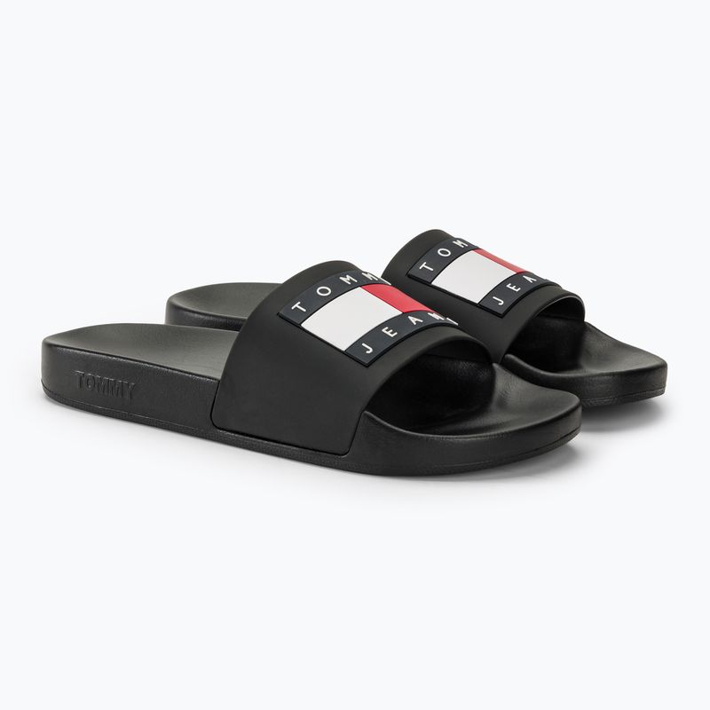 Klapki męskie Tommy Jeans Pool Slide Ess black 4