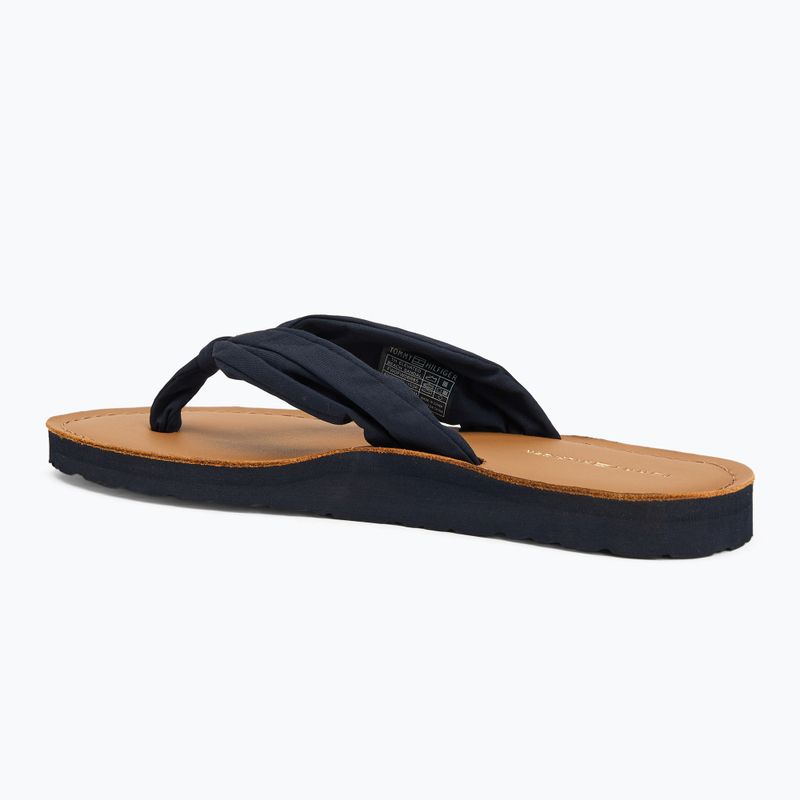 Japonki damskie Tommy Hilfiger Elevated Beach Sandal space blue 3
