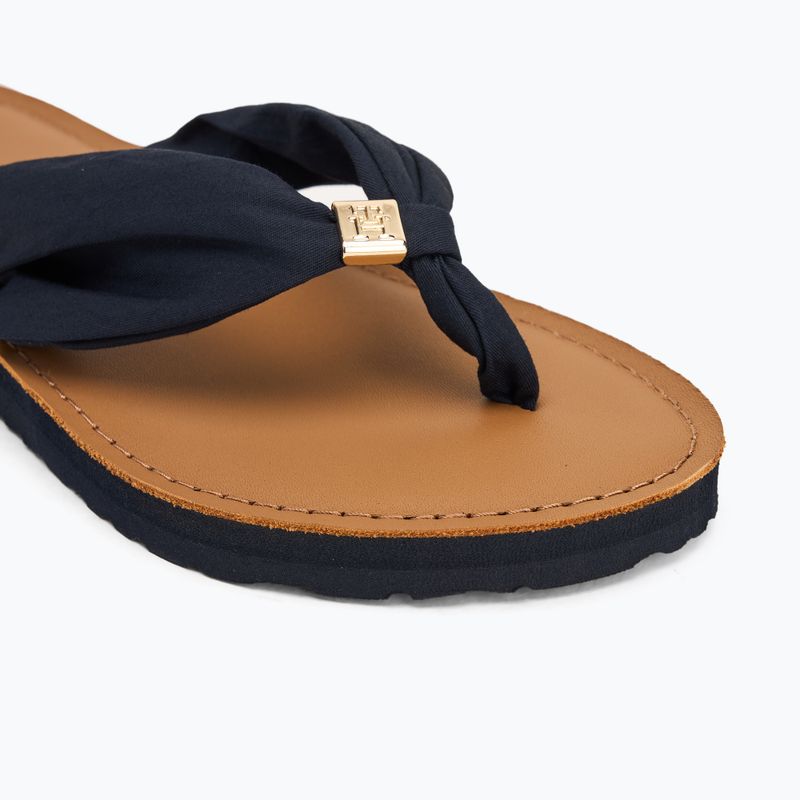 Japonki damskie Tommy Hilfiger Elevated Beach Sandal space blue 7