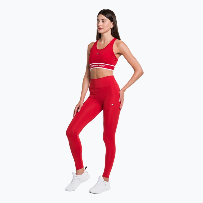 Legginsy damskie Tommy Hilfiger Essentials Rw Full Length red 2