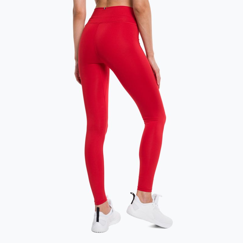 Legginsy damskie Tommy Hilfiger Essentials Rw Full Length red 3