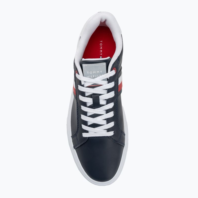 Buty męskie Tommy Hilfiger Essential Leather Cupsole desert sky 5