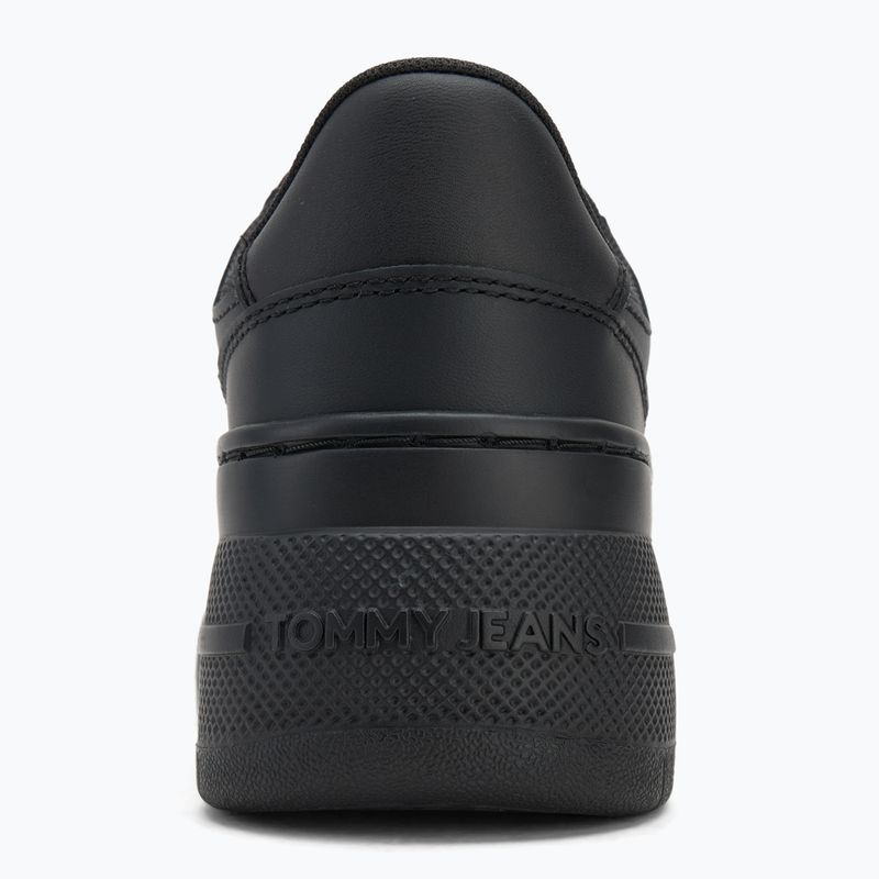 Buty damskie Tommy Jeans Retro Basket Flatform Ess triple black 6