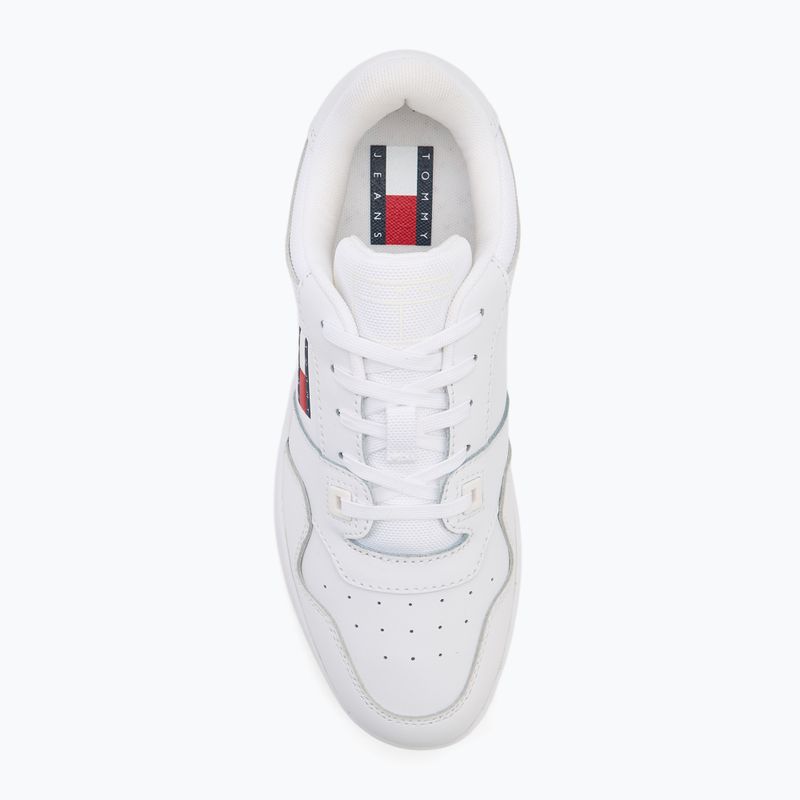 Buty męskie Tommy Jeans Tjm Retro Basket Ess white 5