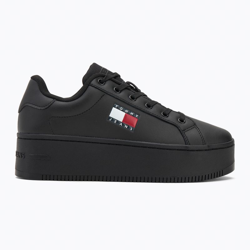 Buty damskie Tommy Jeans Tjw Flatform Cupsole Ess black 2