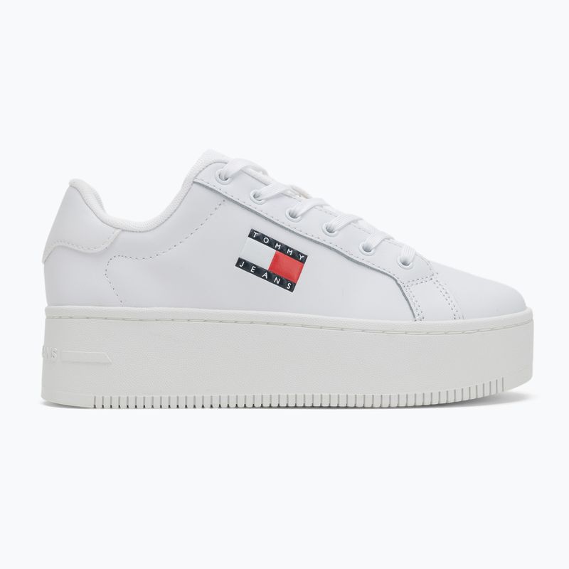 Buty damskie Tommy Jeans Tjw Flatform Cupsole Ess white 2