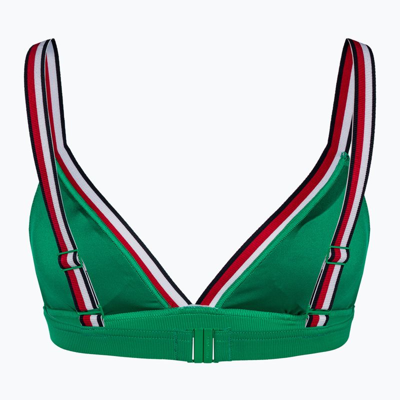Góra od stroju kąpielowego Tommy Hilfiger Triangle Rp olympic green 2