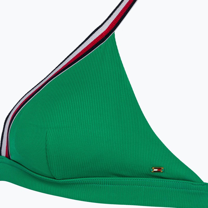 Góra od stroju kąpielowego Tommy Hilfiger Triangle Rp olympic green 3