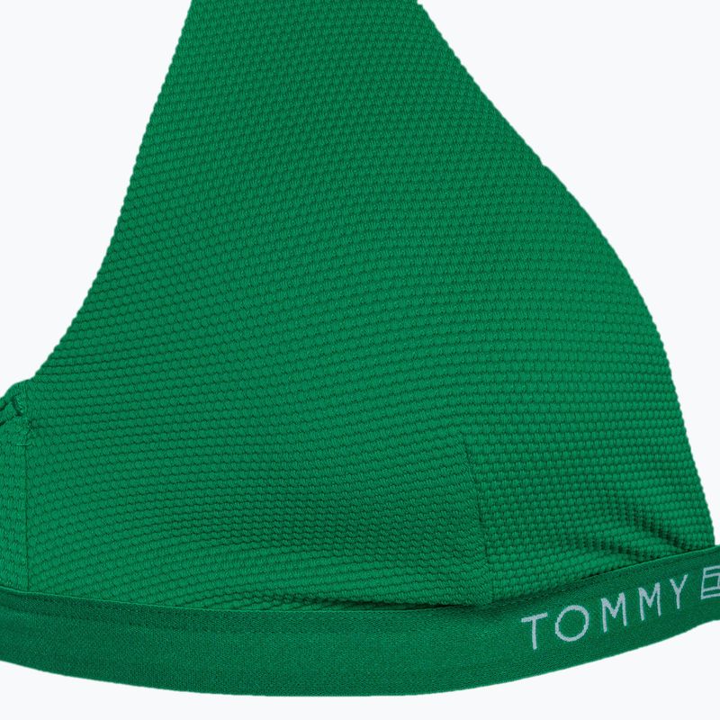 Góra od stroju kąpielowego Tommy Hilfiger Triangle Fixed Rp olympic green 3