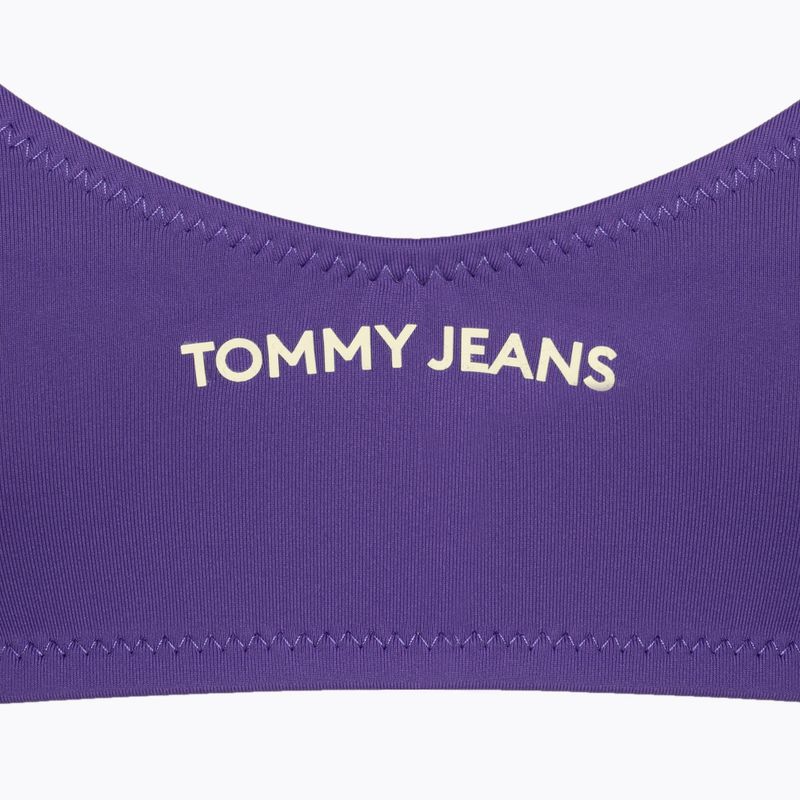 Góra od stroju kąpielowego Tommy Jeans Bralette quantum purple 3