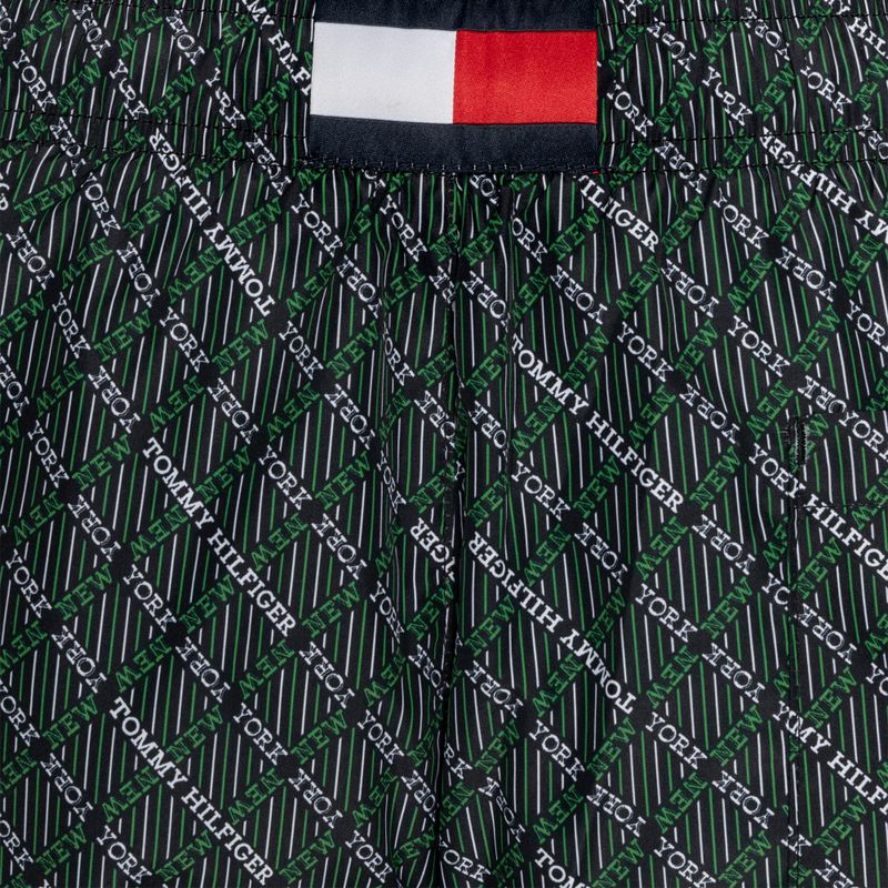 Szorty kąpielowe męskie Tommy Hilfiger Medium Drawstring Print new york geo green 4