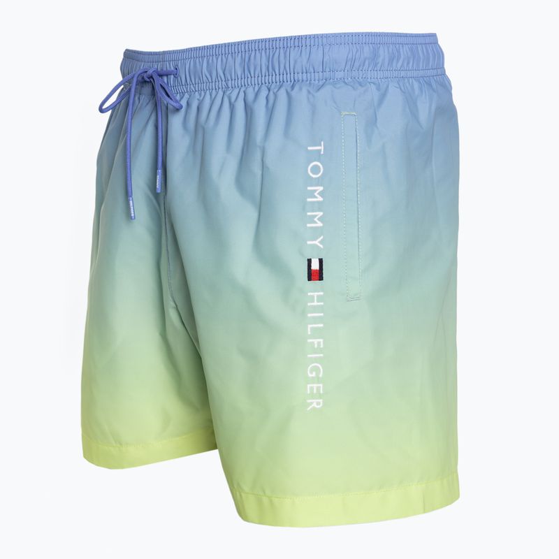 Szorty kąpielowe męskie Tommy Hilfiger Medium Drawstring Print ombre blue spell/yellow tulip 3