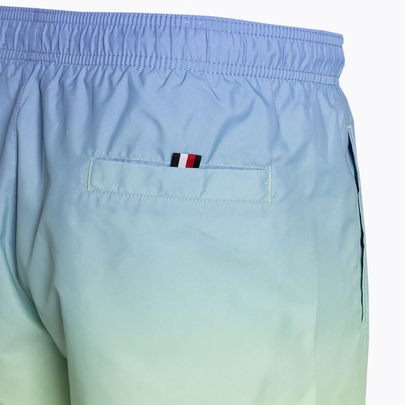 Szorty kąpielowe męskie Tommy Hilfiger Medium Drawstring Print ombre blue spell/yellow tulip 4