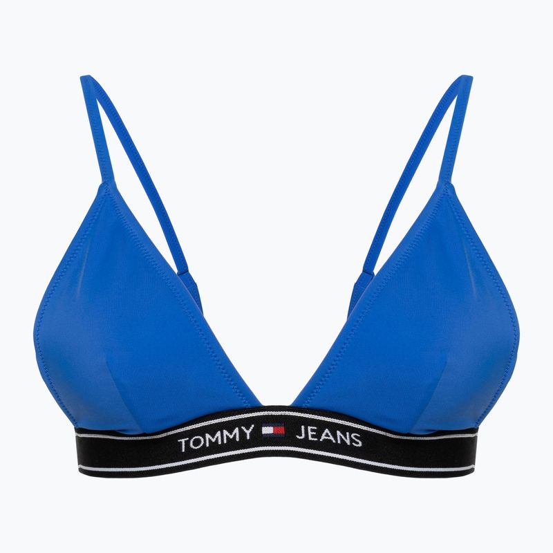 Góra od stroju kąpielowego Tommy Jeans Triangle RP persian blue