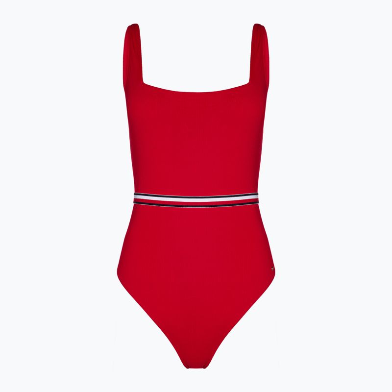 Strój kąpielowy jednoczęściowy damski Tommy Hilfiger Square Neck One Piece primary red