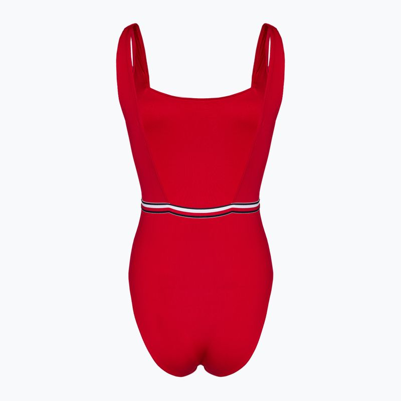 Strój kąpielowy jednoczęściowy damski Tommy Hilfiger Square Neck One Piece primary red 2