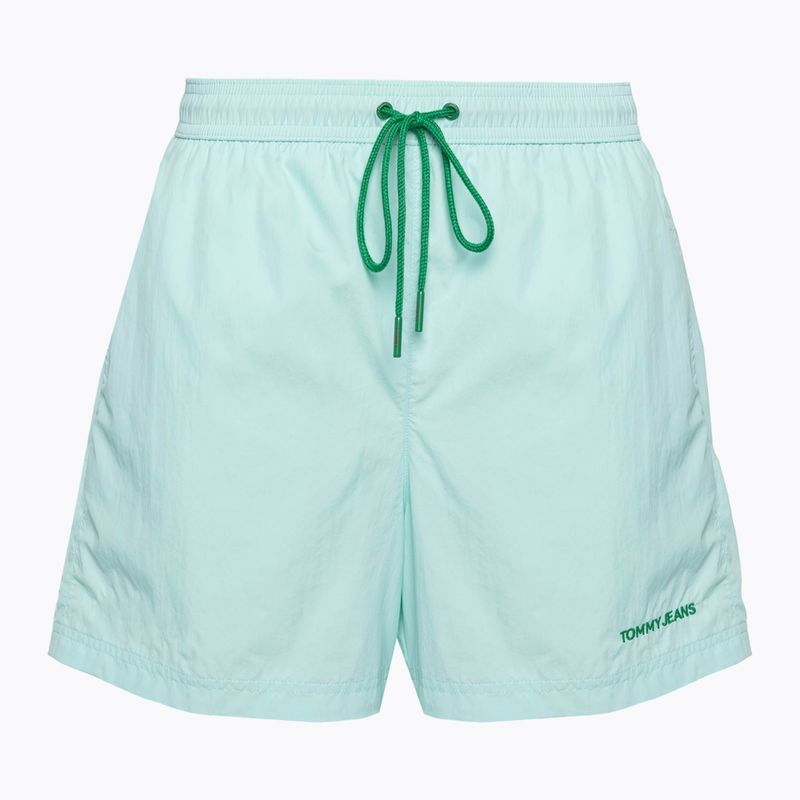 Szorty kąpielowe męskie Tommy Jeans SF Medium Drawstring florida aqua