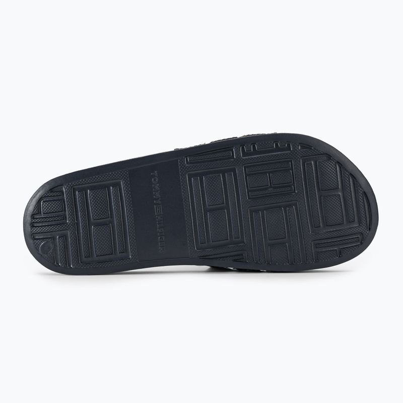 Klapki damskie Tommy Hilfiger Poolslide With Webbing space blue 5