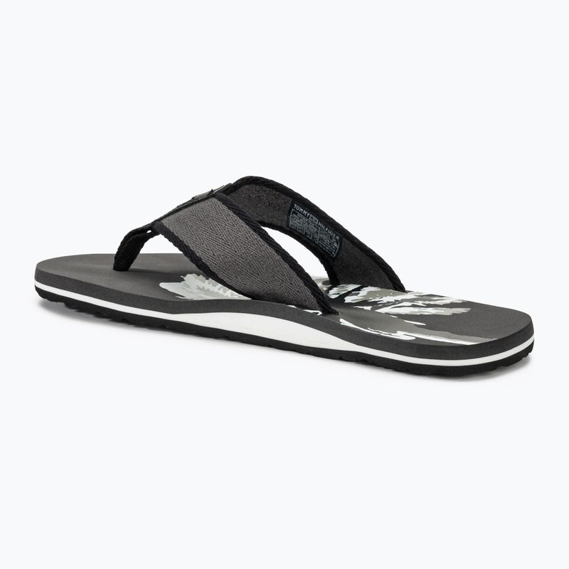 Japonki męskie Tommy Hilfiger Palm Print Beach Sandal dark ash 3