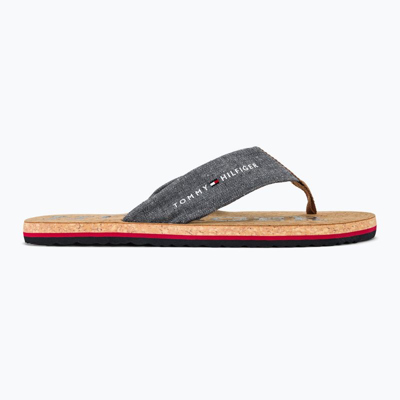 Japonki męskie Tommy Hilfiger Cork Beach Sandal desert sky 2