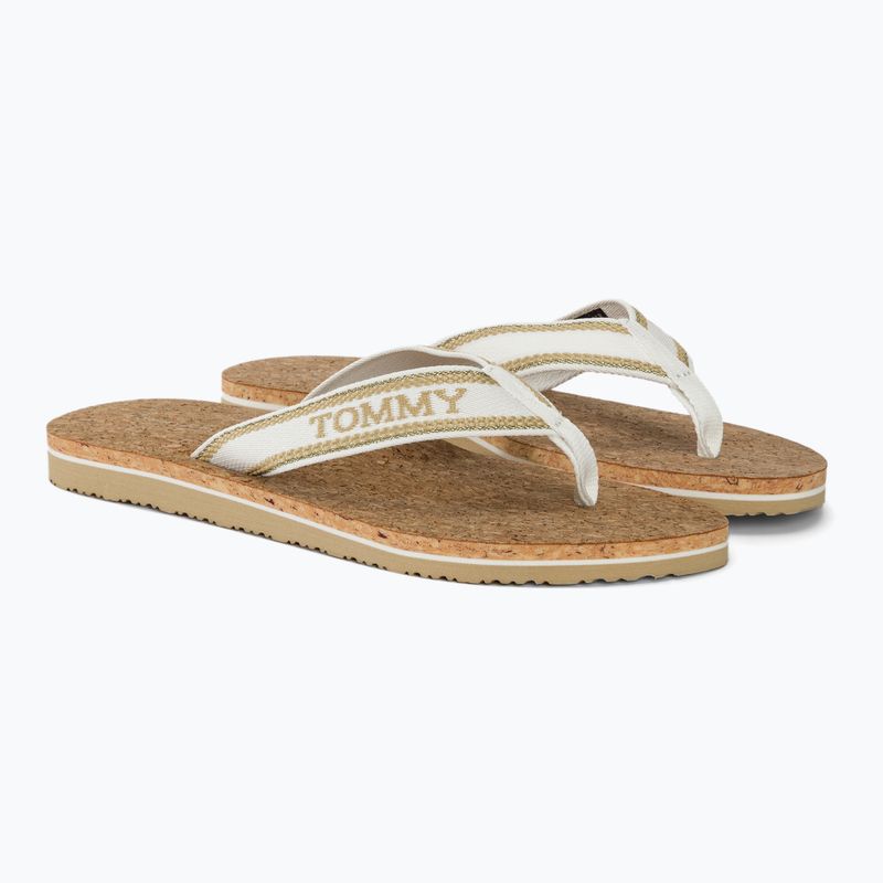 Japonki damskie Tommy Hilfiger Cork Beach Sandal harvest wheat 4