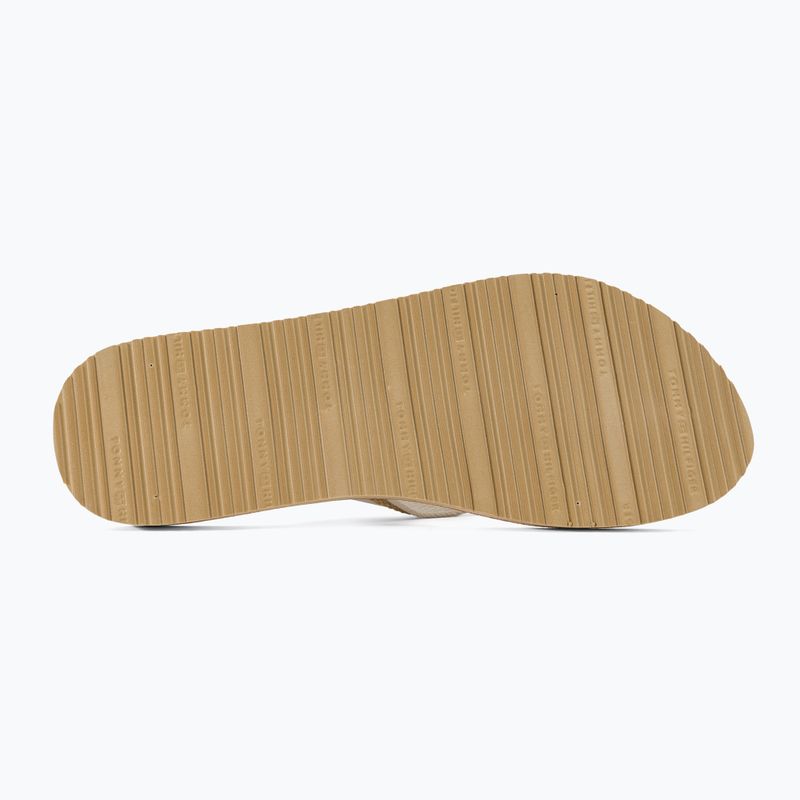 Japonki damskie Tommy Hilfiger Cork Beach Sandal harvest wheat 5