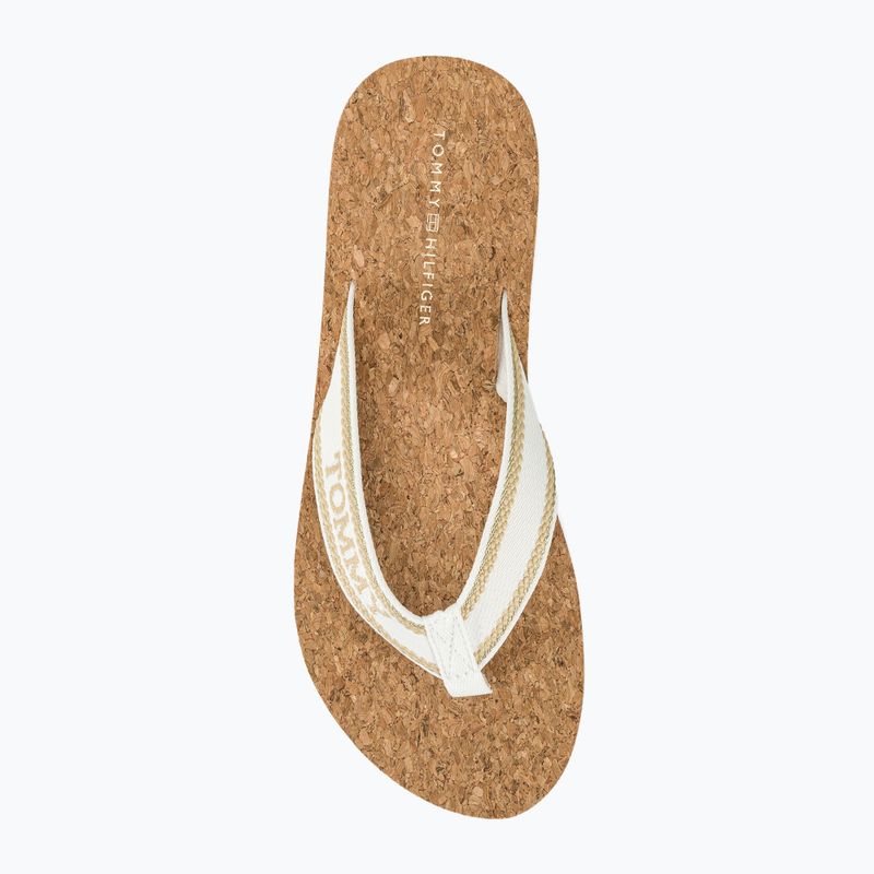 Japonki damskie Tommy Hilfiger Cork Beach Sandal harvest wheat 6