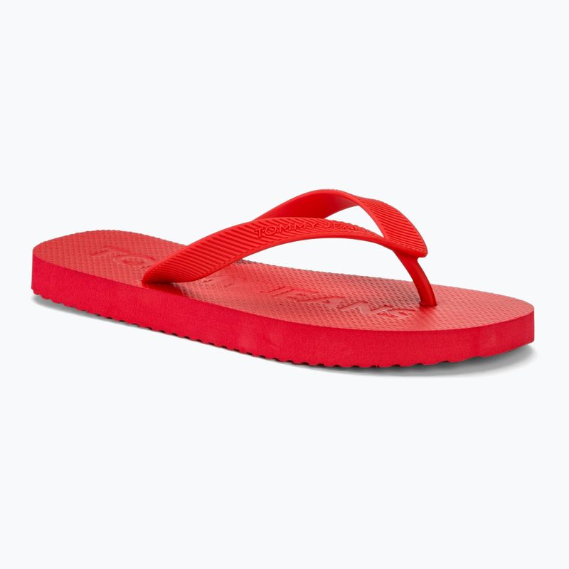 Japonki męskie Tommy Jeans Beach Flip Flop deep crimson