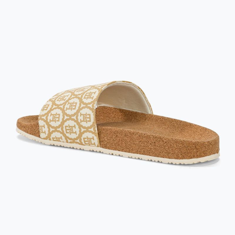 Klapki damskie Tommy Hilfiger Emblem Cork Slide calico 3