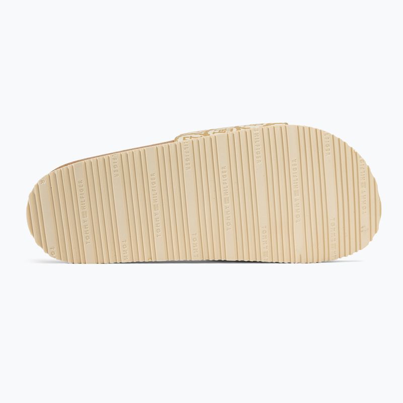 Klapki damskie Tommy Hilfiger Emblem Cork Slide calico 4